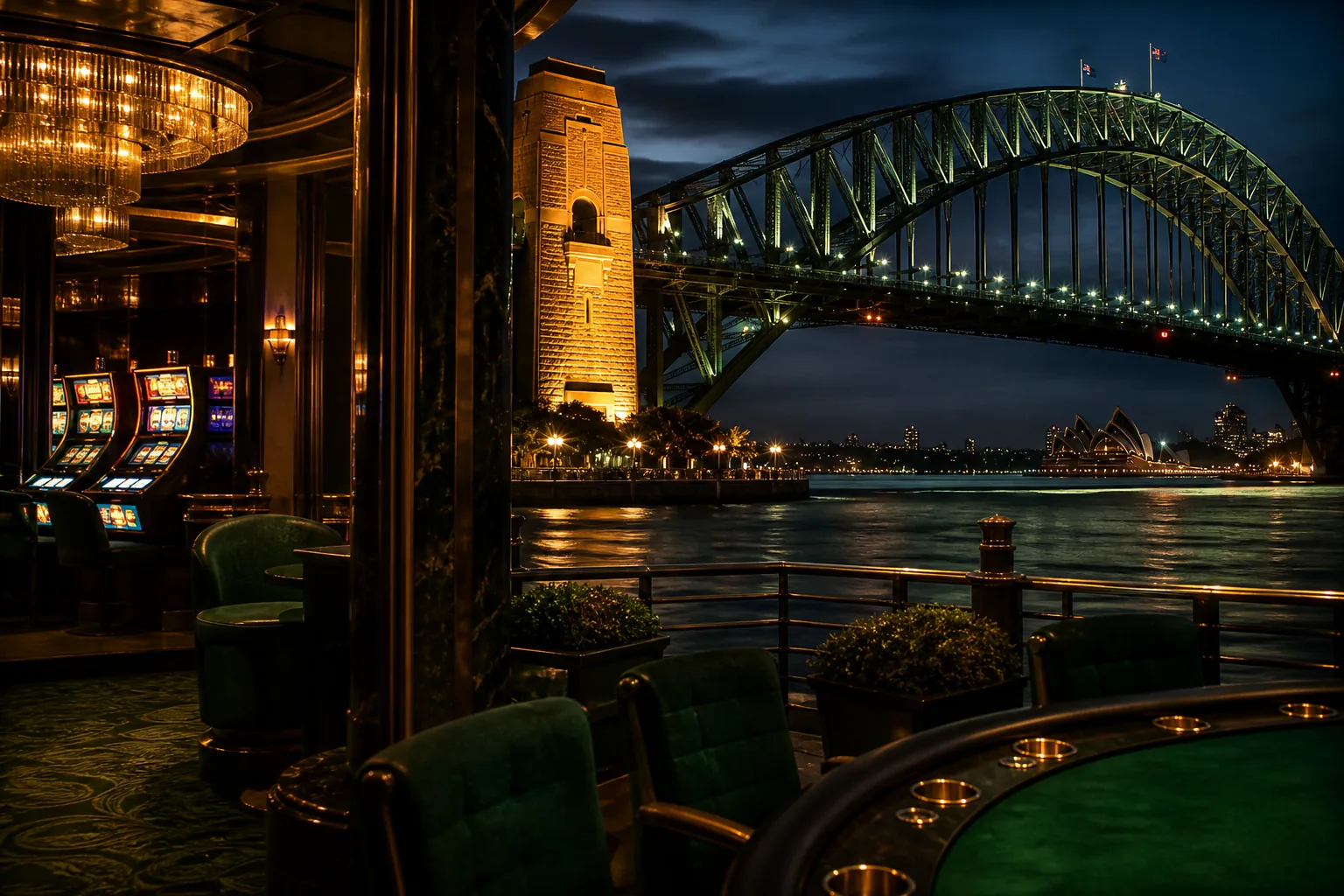 Editorial city guide graphic for Uptown Pokies Casino readers in Sydney, NSW